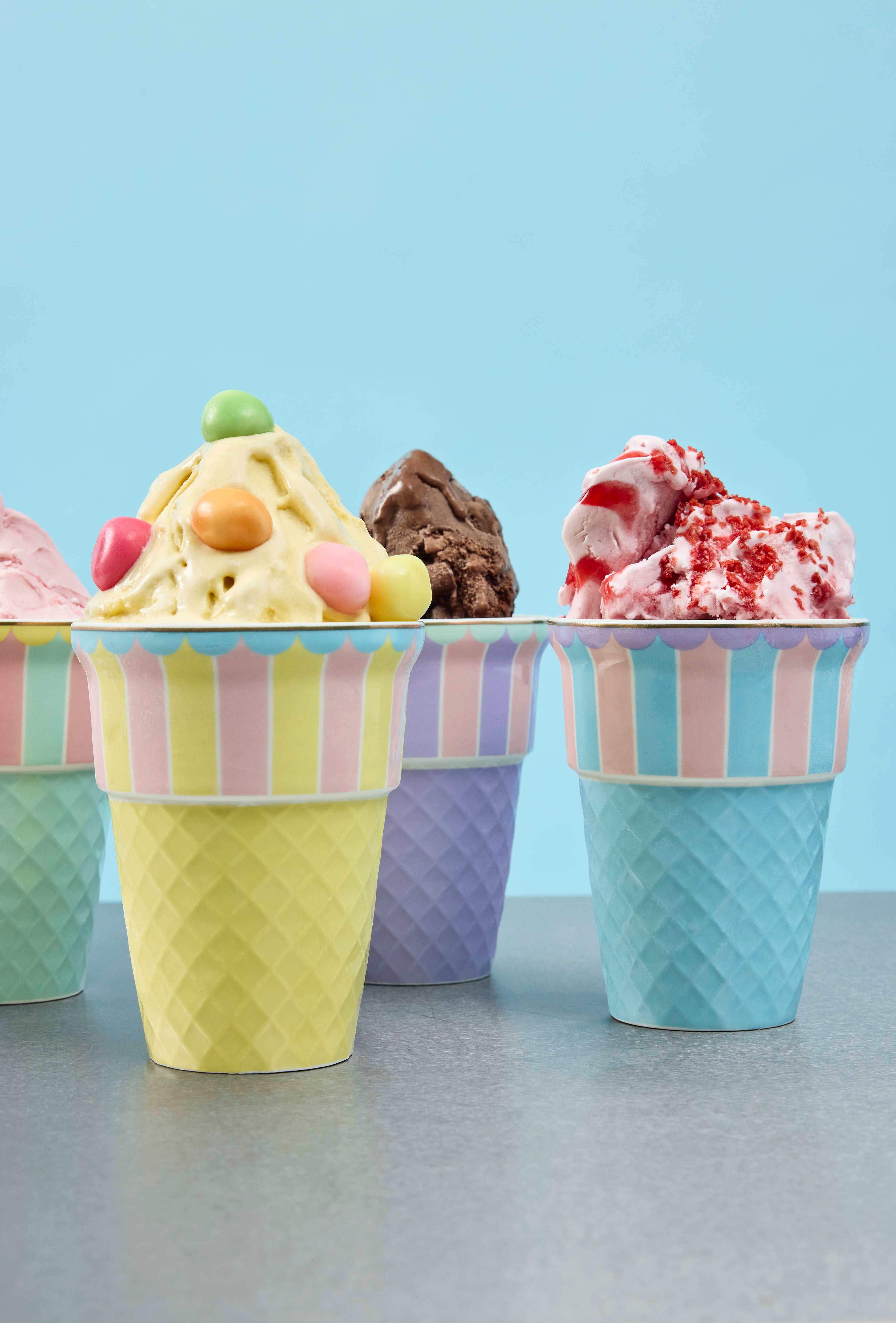 Ice cream cups - 4 stk.